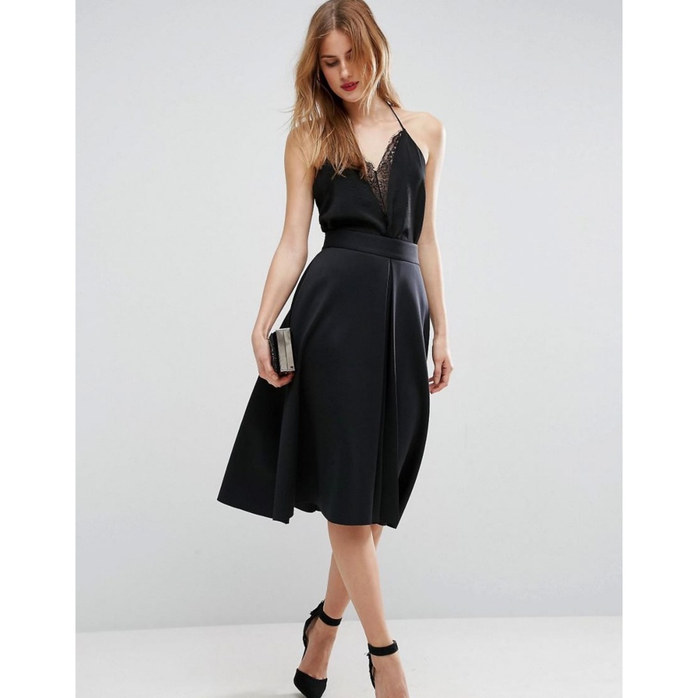 High Waisted Midi Skirt